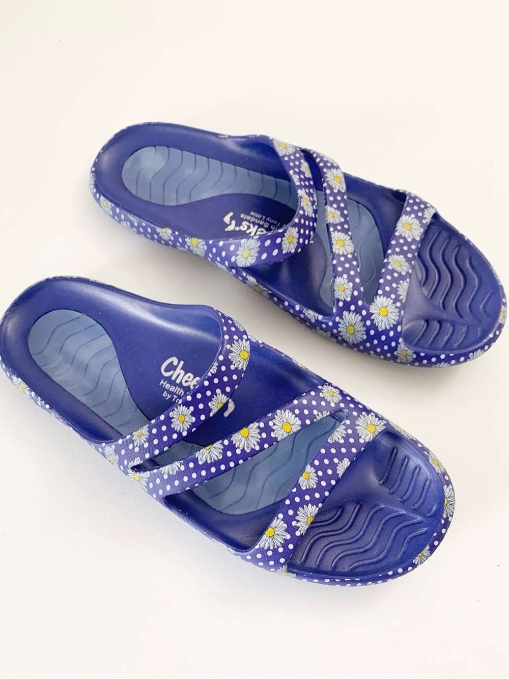 Cheeks Health Slide Sandals by Tony Little ~ 11